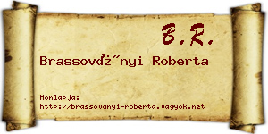 Brassoványi Roberta névjegykártya